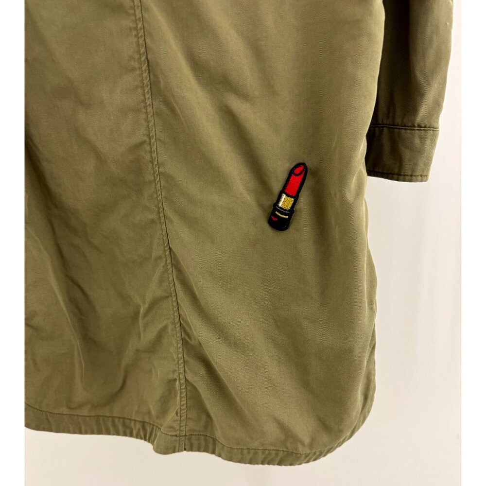 Zara Trf Outerwear Snap Patchwork Utility Jacket … - image 8